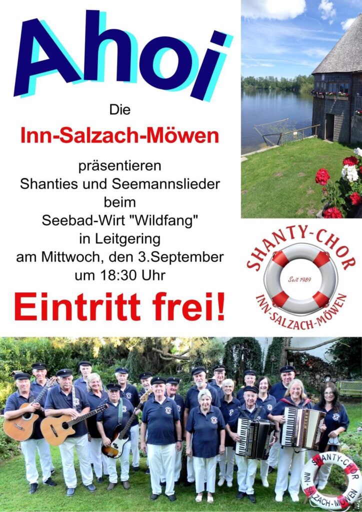AHOI! beim Seebad-Wirt „Wildfang“ in Leitgering