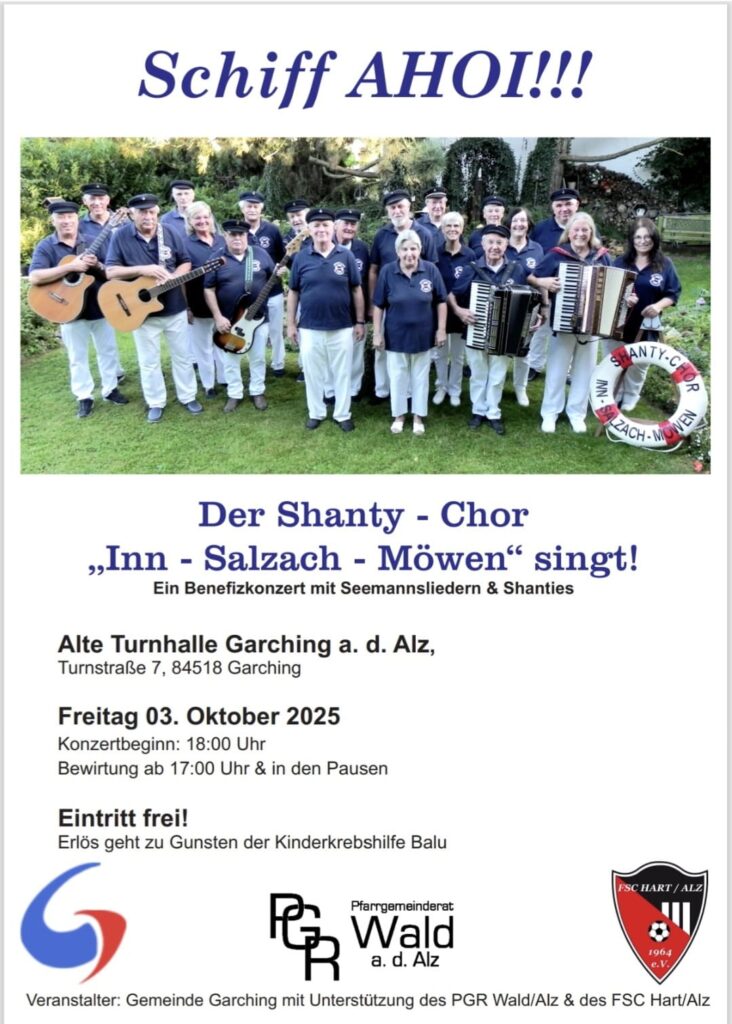 Ein Benefizkonzert mit Seemannsliedern & Shanties